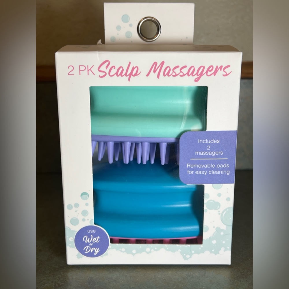 Bella Pro - 2pk Wet/Dry Shampoo and/or Scalp Massagers